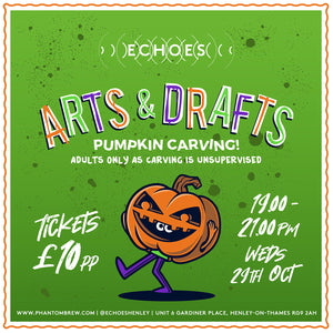 Arts & Drafts: Pumpkin Carving @ Echoes, Henley-on-Thames