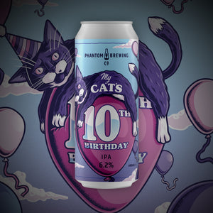 My Cat's 10th Birthday 6 Pack