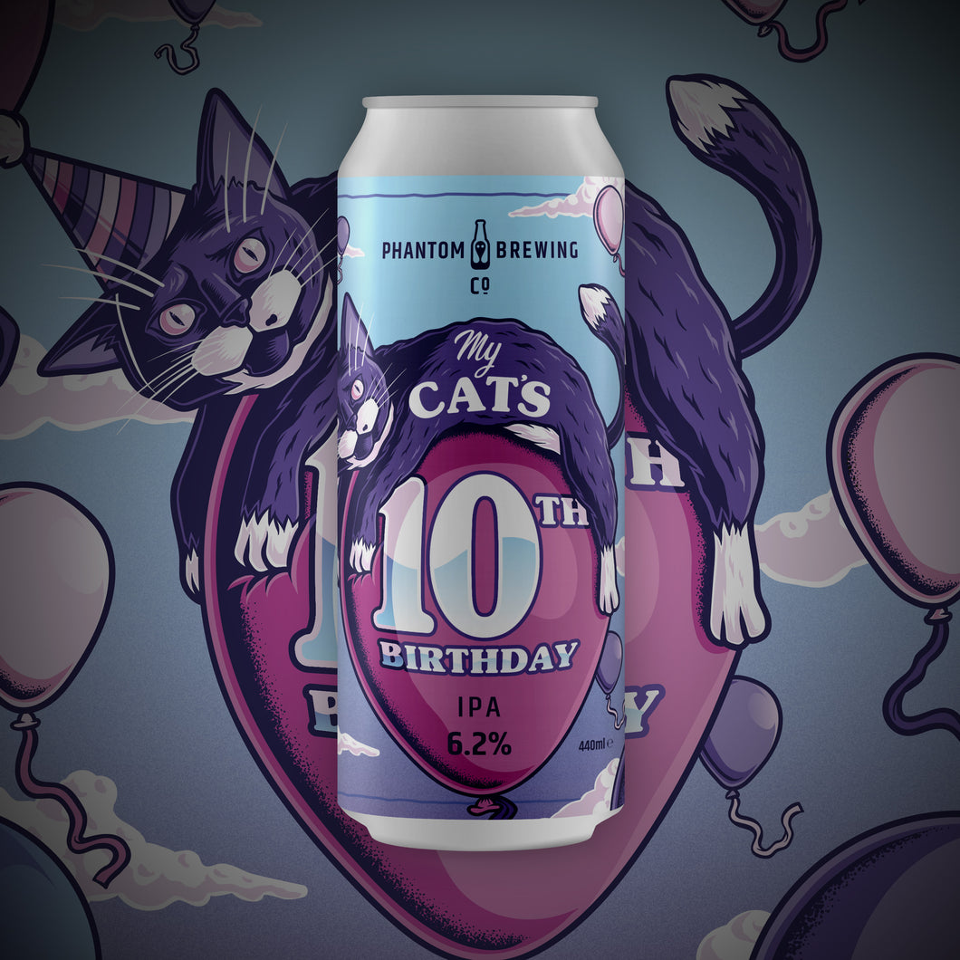 My Cat's 10th Birthday 6 Pack