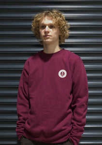 Flower Phantom Jumper - Burgundy